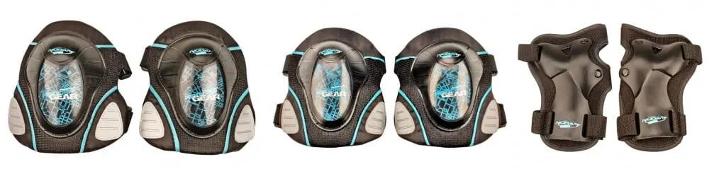 Unisex - inline - komfortní chrániče zápěstí, loktů, kolen - Junior Deluxe 2/5