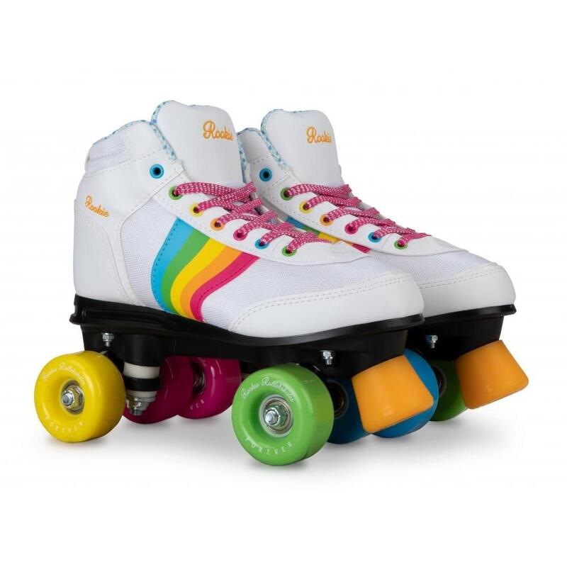 Rookie Rolschaatsen Forever Rainbow White