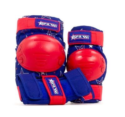 Sfr 3-delige beschermset ac650 red/blue