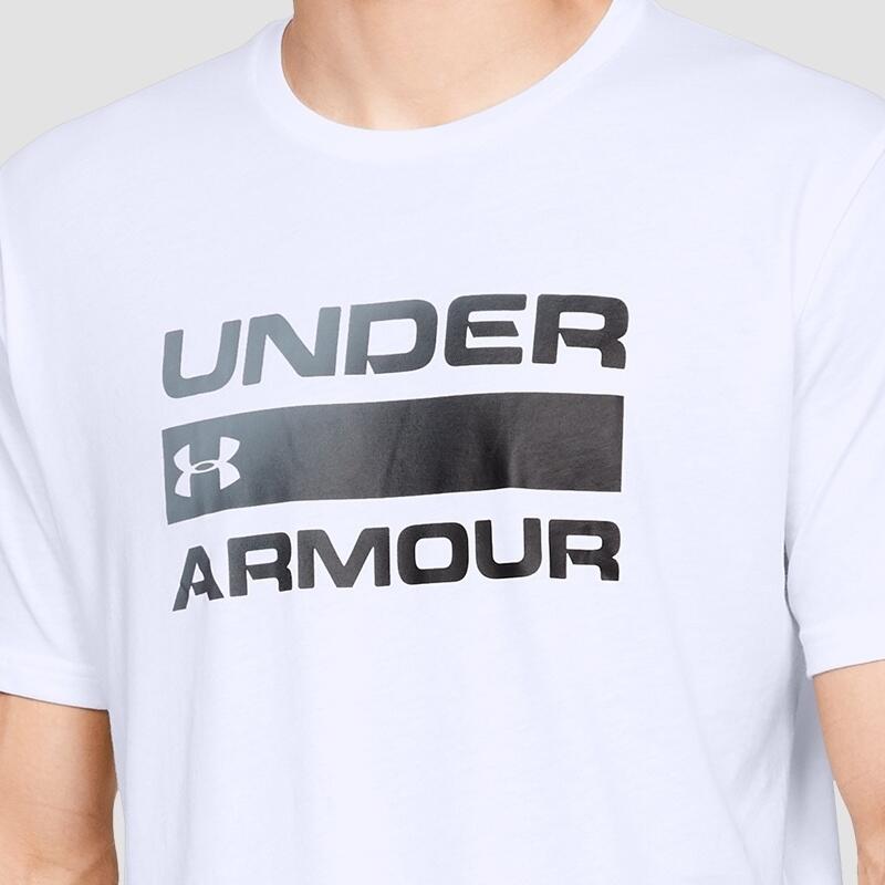T-Shirt Under Armour Issue Wordmark, Branco, Homens