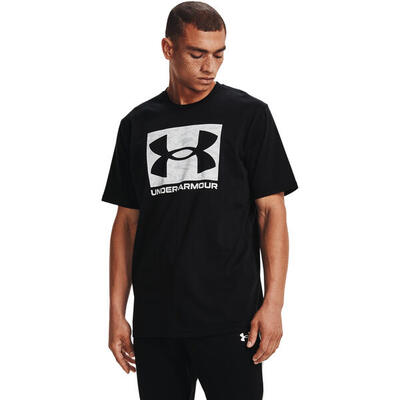 T-shirt under armour camo boxed. zwart. mannen