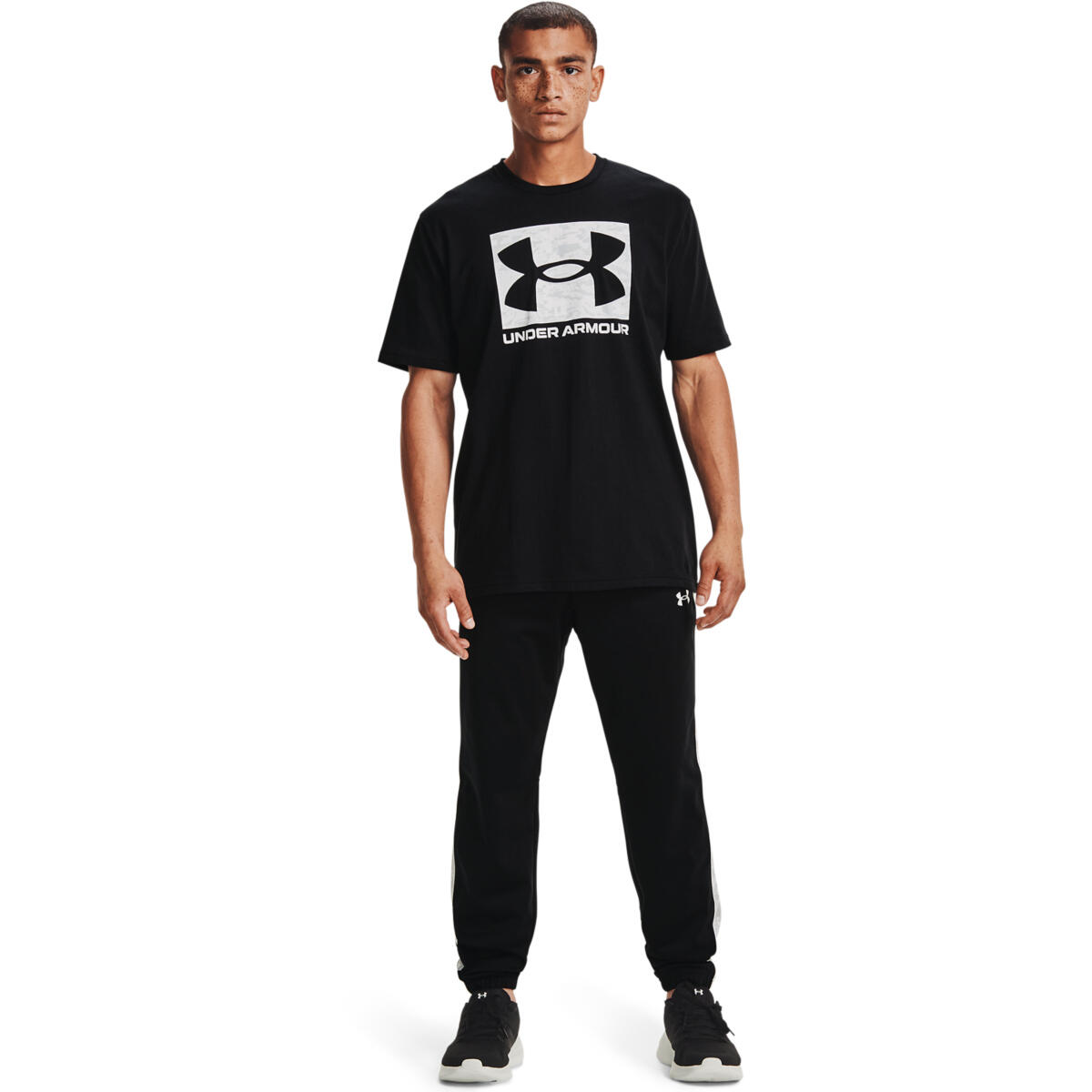Maglietta Under Armour Camo Boxed, Nero, Uomini 3/6