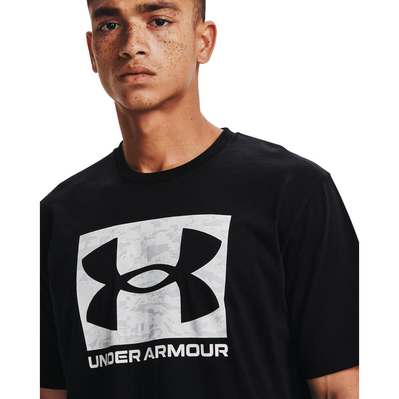 Camiseta Under Armour Camo Boxed, Negro, Hombre