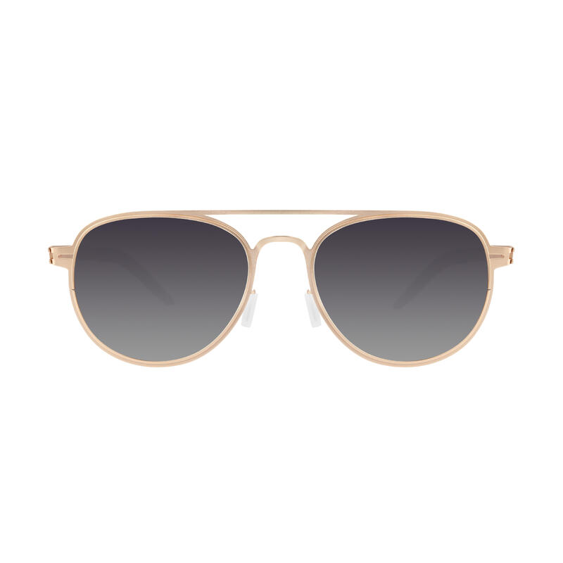 HELIUM II6009 Lightweight Sunglasses - Brush Gold /  Grey Gradient