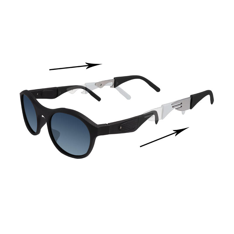 Drake EX004 journey Sunglasses - Matte Black / Blue Gradient