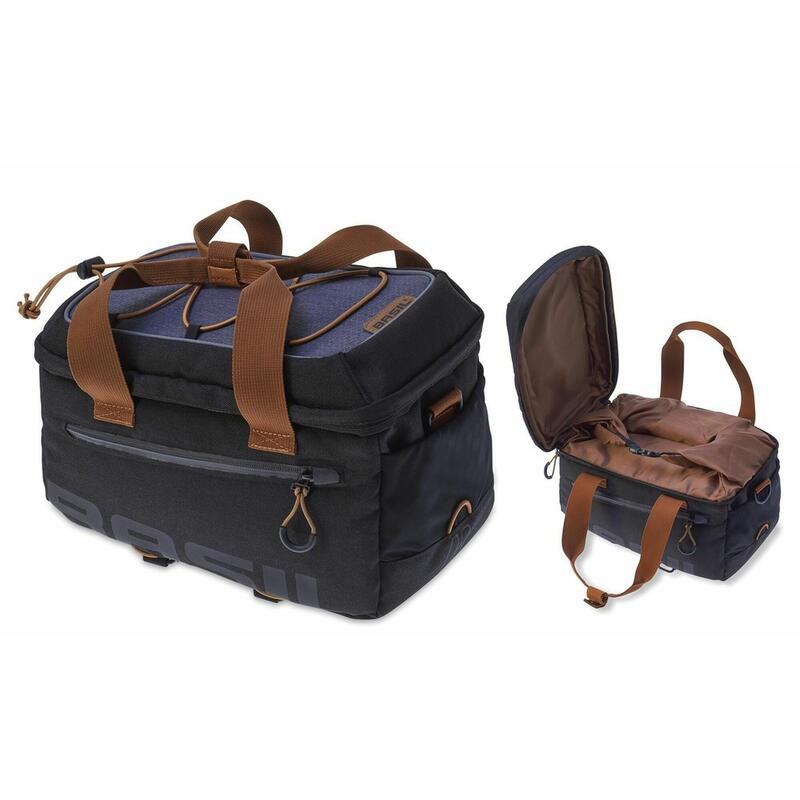 BASIL Sacoche porte-bagages "Miles" - noir/marron