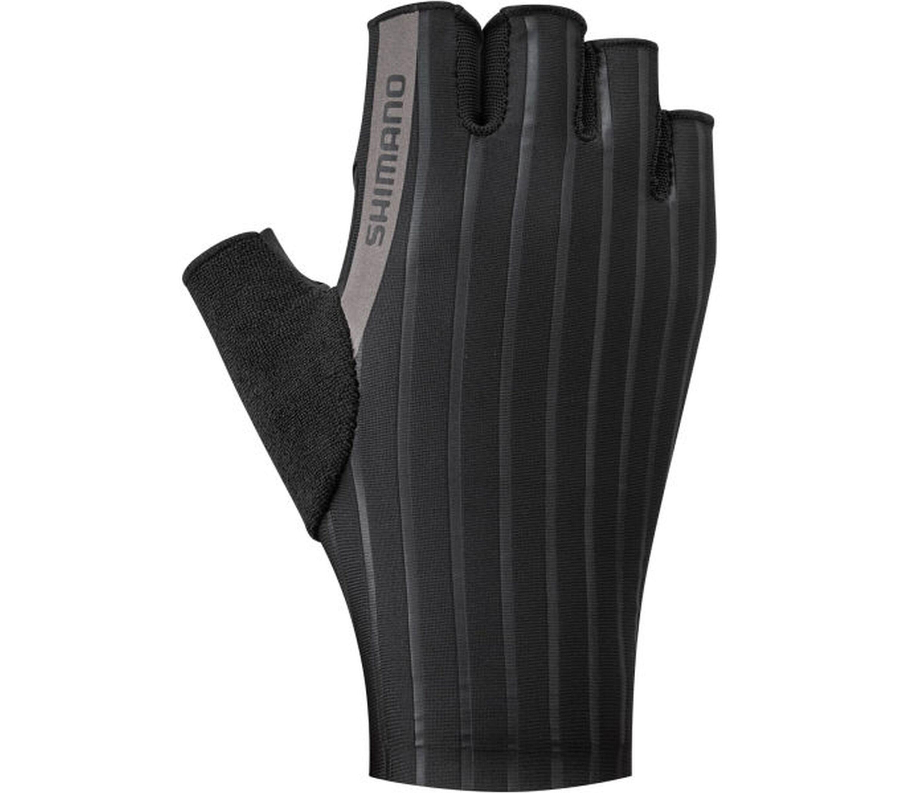 SHIMANO Fahrrad-Handschuhe ADVANCED Race, Black
