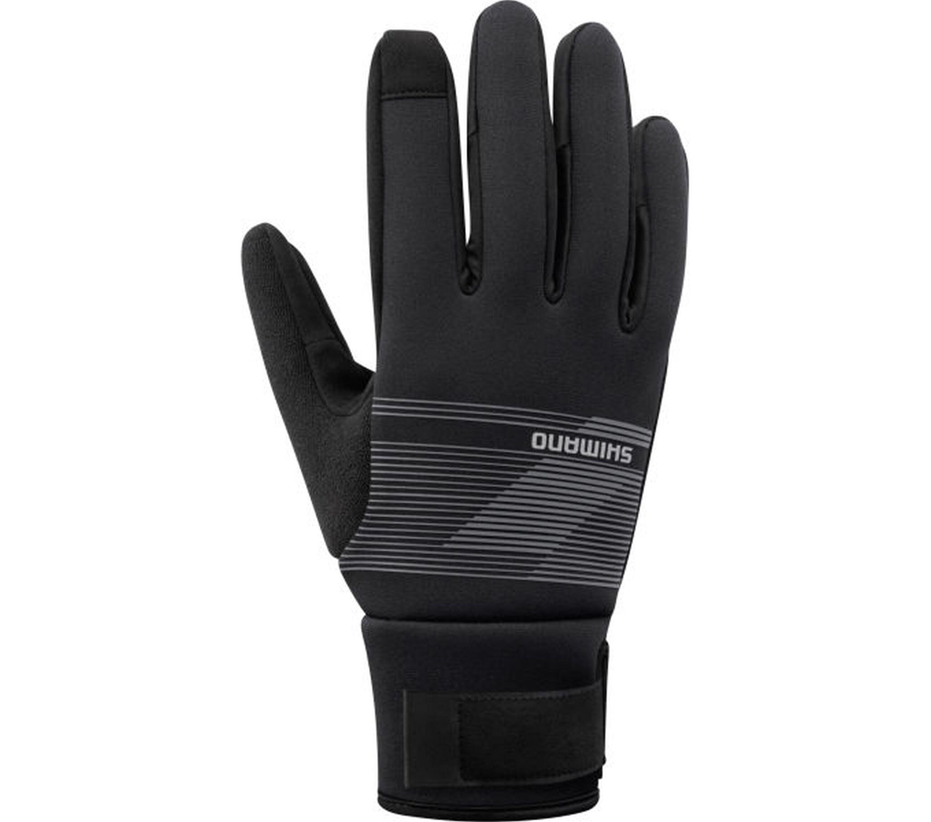 Rękawiczki kolarskie WINDBREAK Thermal, metaliczny szary