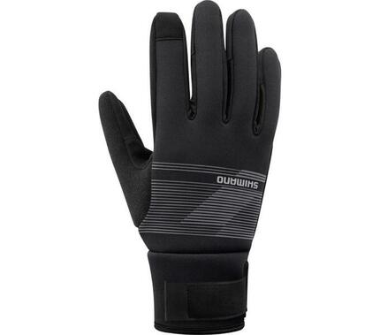 Gants de vélo WINDBREAK Thermal, Metallic Gray
