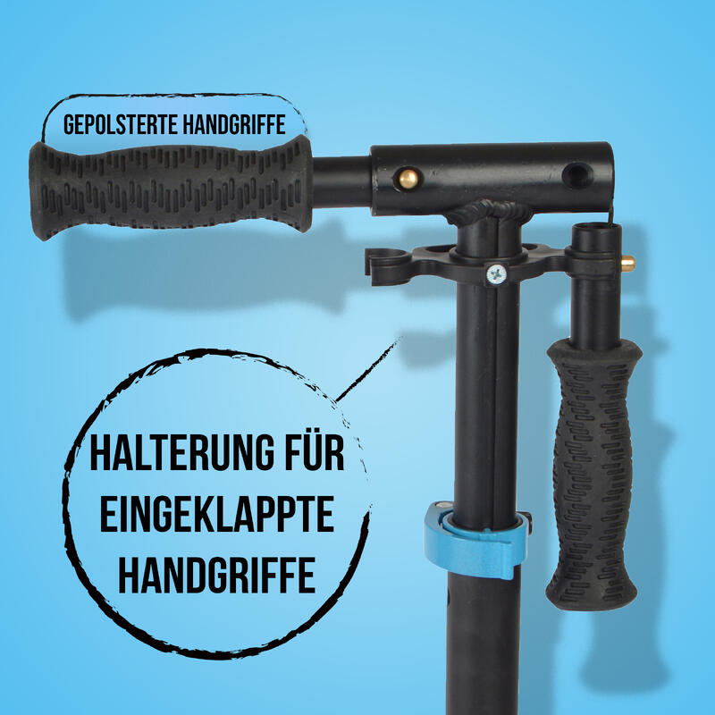 Cityroller mit Doppelfederung - Spectre Pro - klapp- und verstellbar