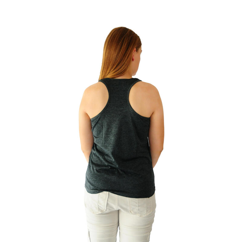 Tanktop Split Fitness/Gym Damen Antracita Vigore Ohne Atmungsaktiv JOLUVI