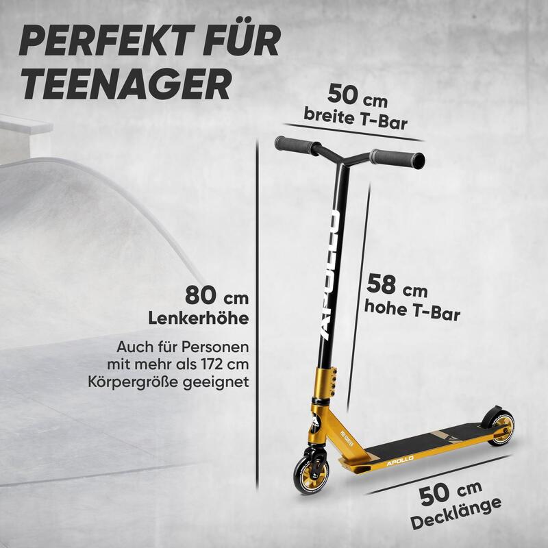 Stunt Scooter - Star Pro - HighQuality eloxierter Profi Stuntscooter