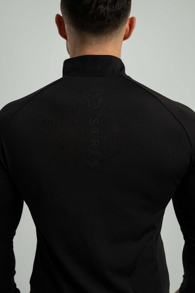 Uomo running maglia traspirante nera Ultimate 3/7