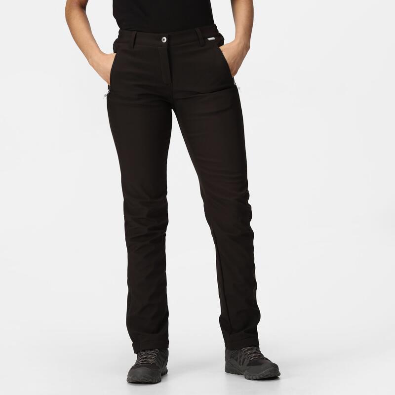 Damskie spodnie Geo Softshell II czarne