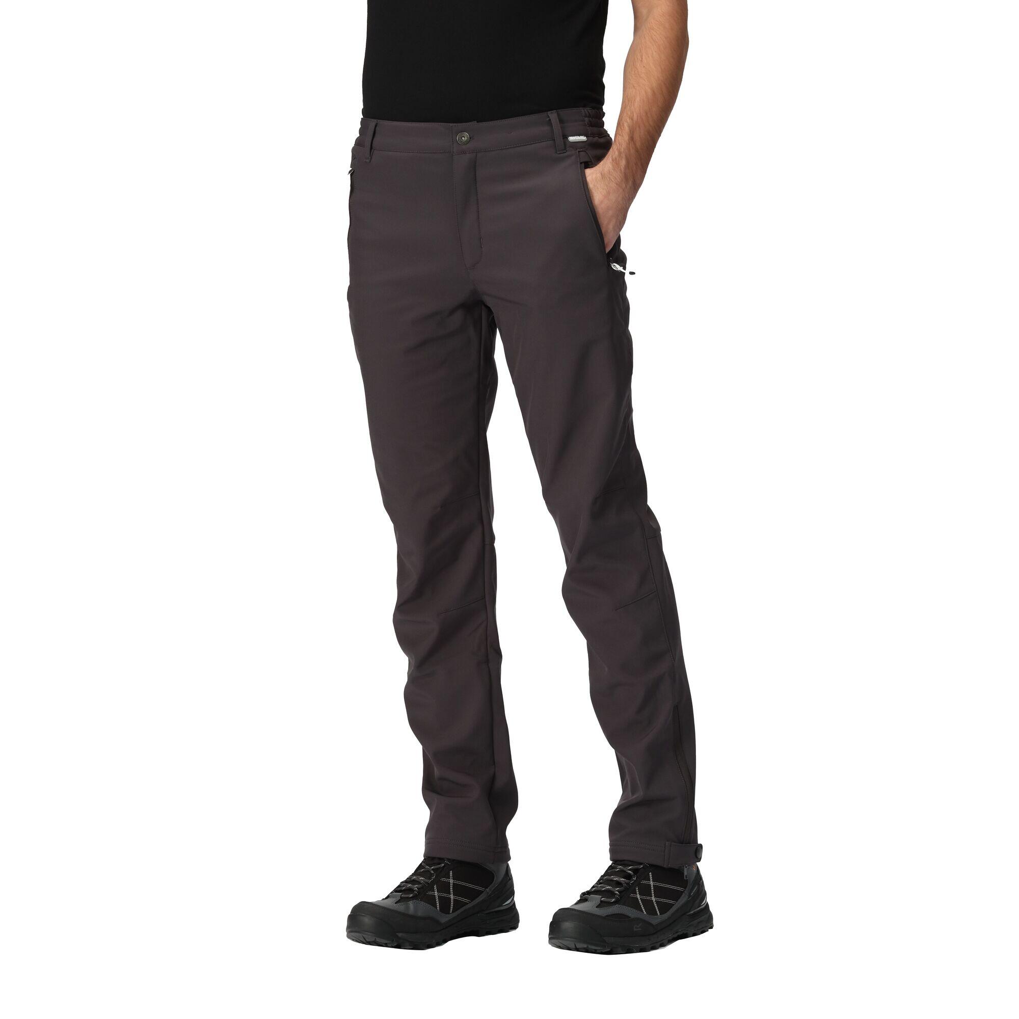 Regatta - Pantalon - Geo Softshell Ii Homme - Pantalons - Gris|marron - 46 L/xl - Decathlon