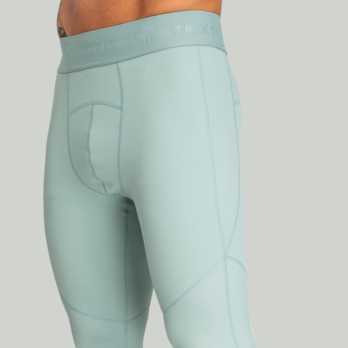Uomo running leggings traspirante blu Nebula 3/7