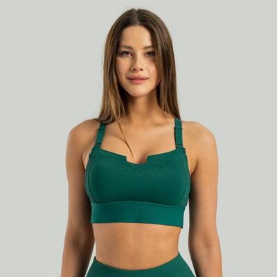 Donna fitness reggiseno sportivo alto sostegno nero Stellar
