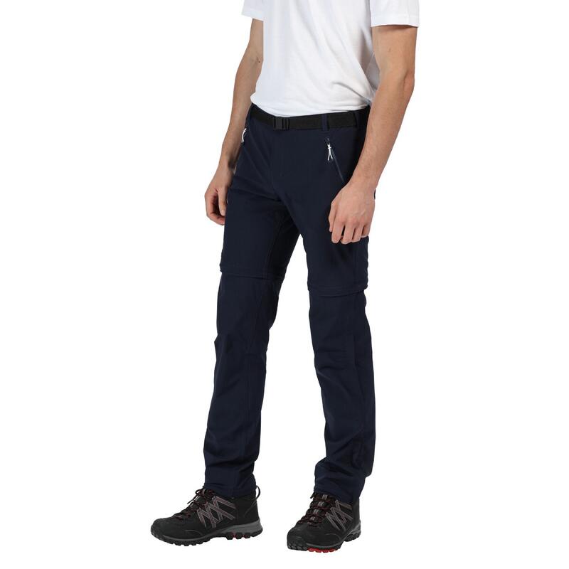 Wanderhose Xert Zip Off Wandern/Outdoor/Trekking Herren Navy Ohne Atmungsaktiv