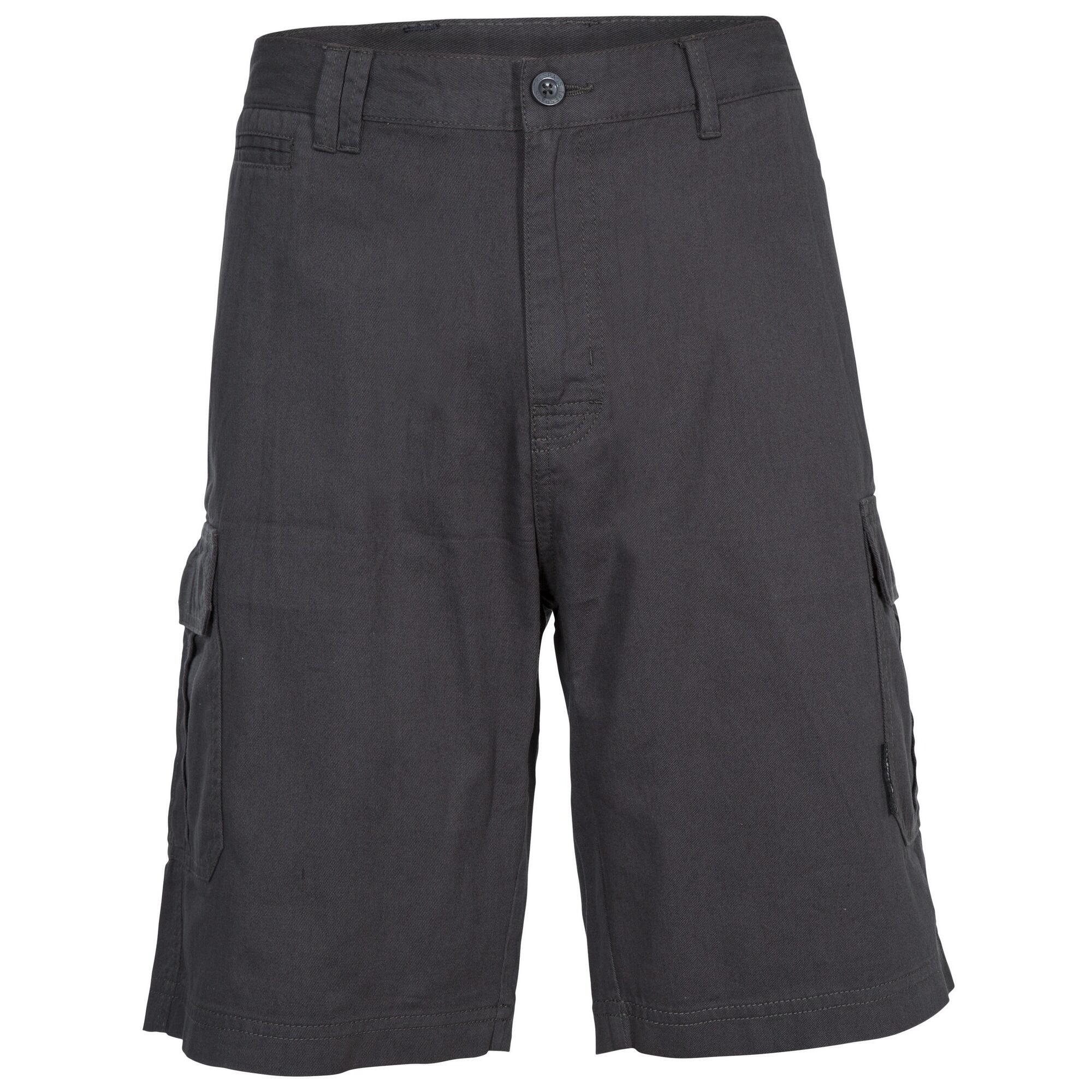 TRESPASS Mens Rawson Shorts (Charcoal)