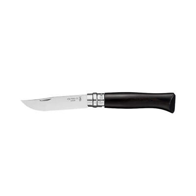 Coltello pieghevole No.8 da tasca giardino Outdoor Acciaio Ebano