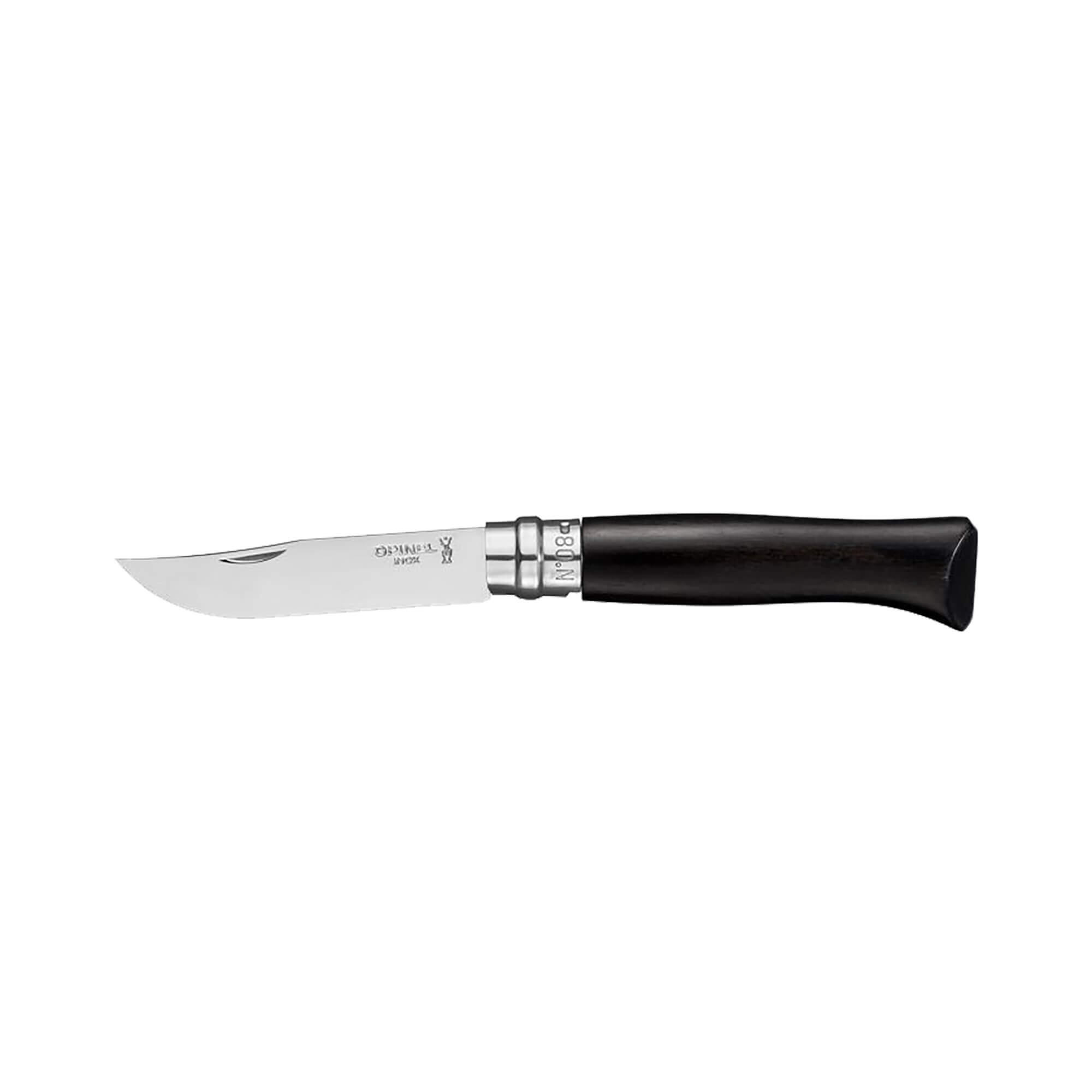 Opinel - Couteau Opinel N°8 Ébène - Lame Finition Poliglace Et Manche En Ébène - Couteau - Gris|noir - Taille Unique - Decathlon
