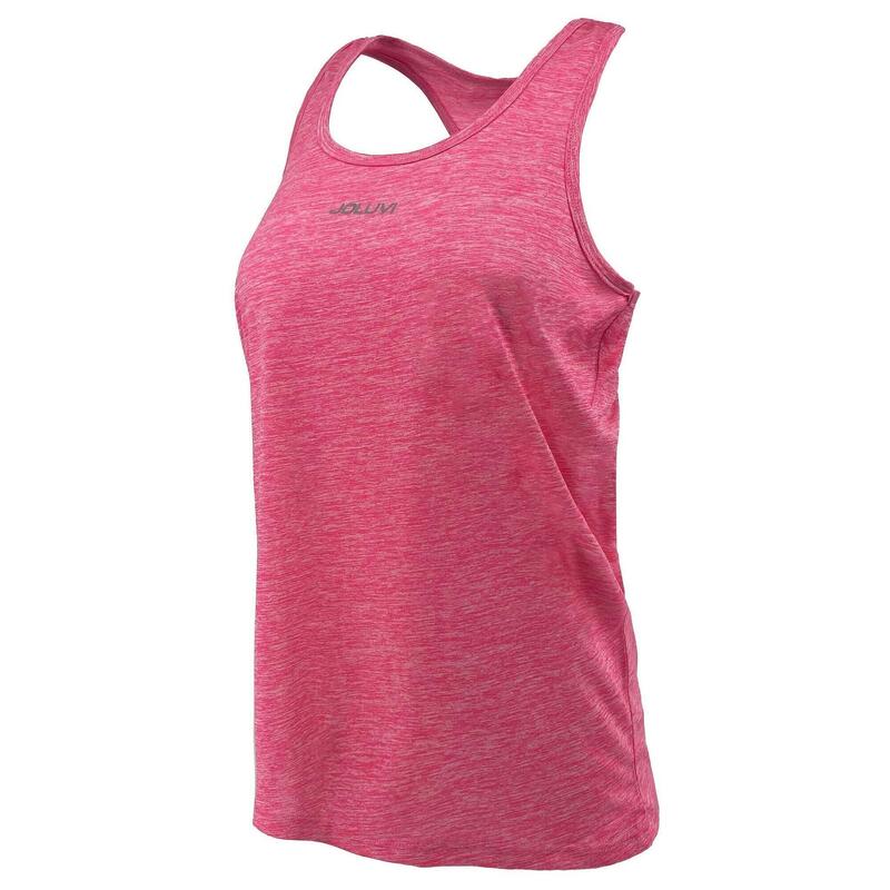 Tanktop Split Fitness/Gym Damen Rosa Neon Vigore Ohne Atmungsaktiv JOLUVI