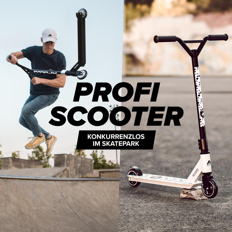 Stunt Scooter - Genius Pro 4.0 - Robuster Kinder Scooter mit ABEC 9 Kugellager