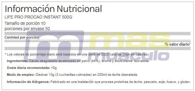 Procao instant - 500g de LifePRO 3/3