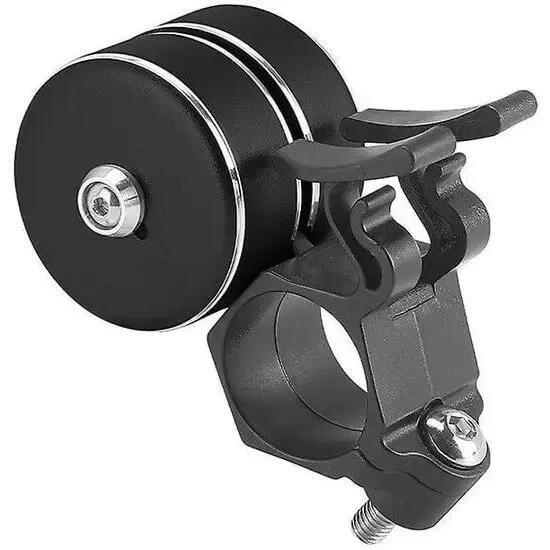 Sonerie bicicleta, metalica, mini, dubla, ding-dong, negru 6/6