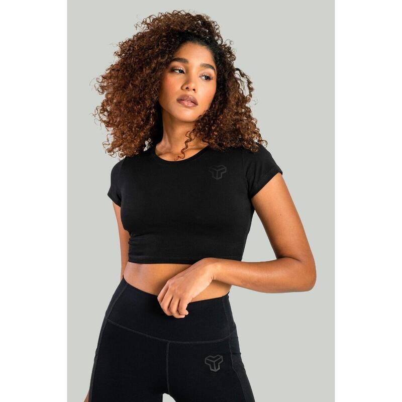 Dámské tričko Essential CropTop Black