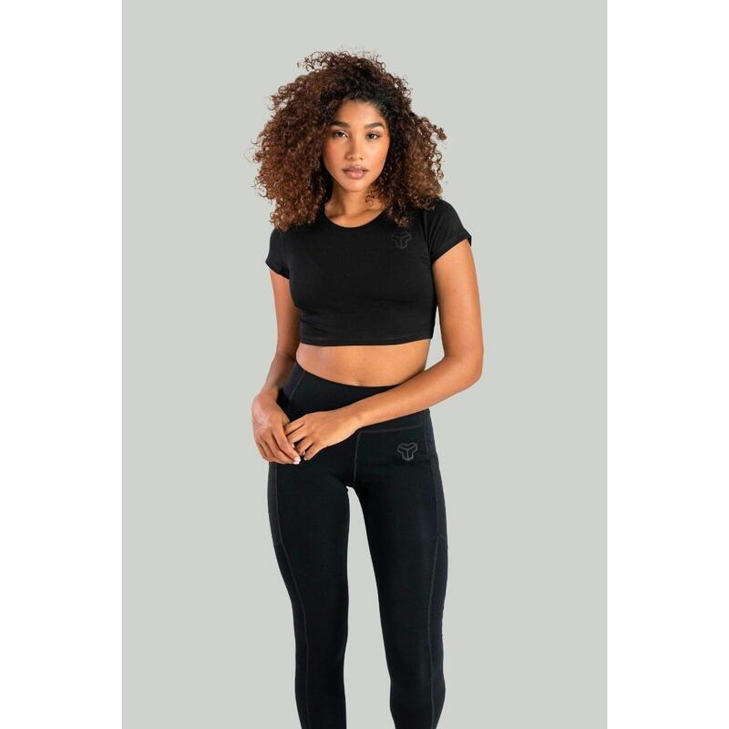 Dámské tričko Essential CropTop Black