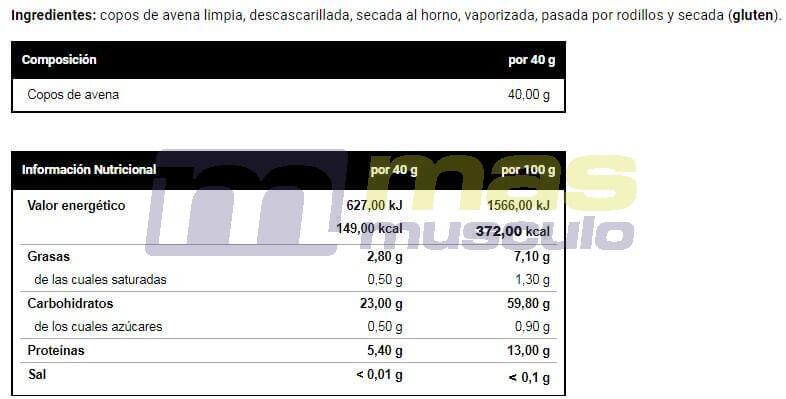 Avena Instant (Copos de Avena) - 1kg Neutro VitoBest 3/3