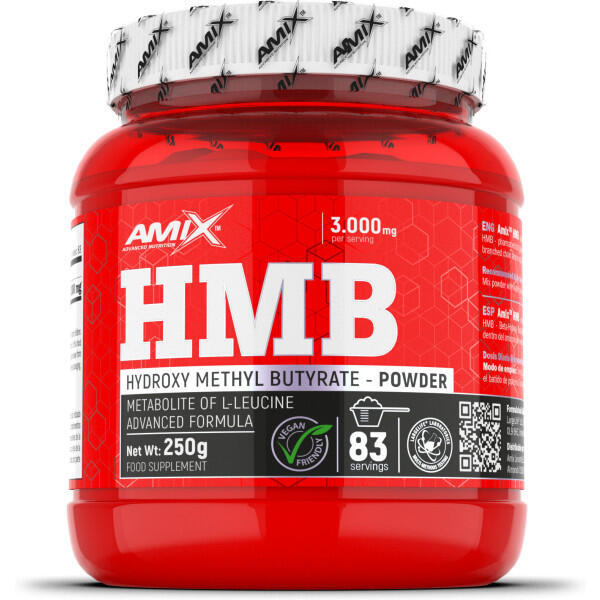 Amix HMB Powder 250 gr / Aumenta la Masa Muscular
