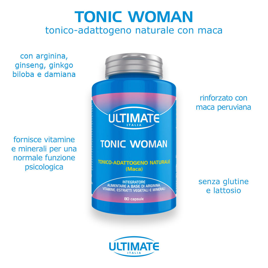 Integratore alimentare - TONIC WOMAN - 80 cps 6/7