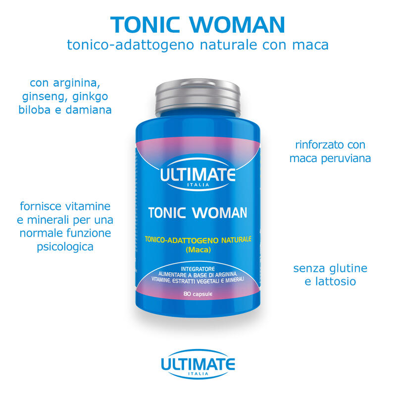 Integratore alimentare - TONIC WOMAN - 80 cps