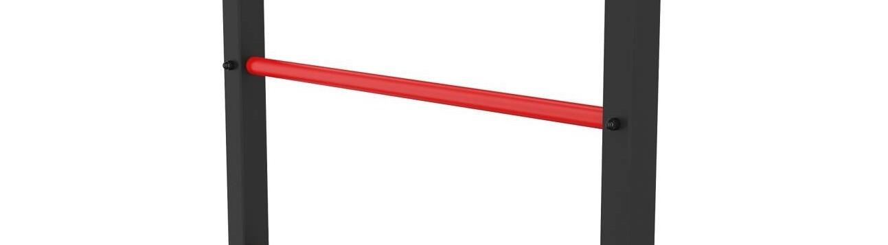 Drabinka gimnastyczna metalowa UNDERFIT 228 x 79 cm czerwona 5/5