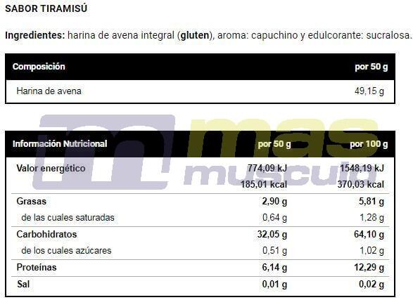 Farine d'Avoine 1kg Tiramisú de VitoBest 4/4