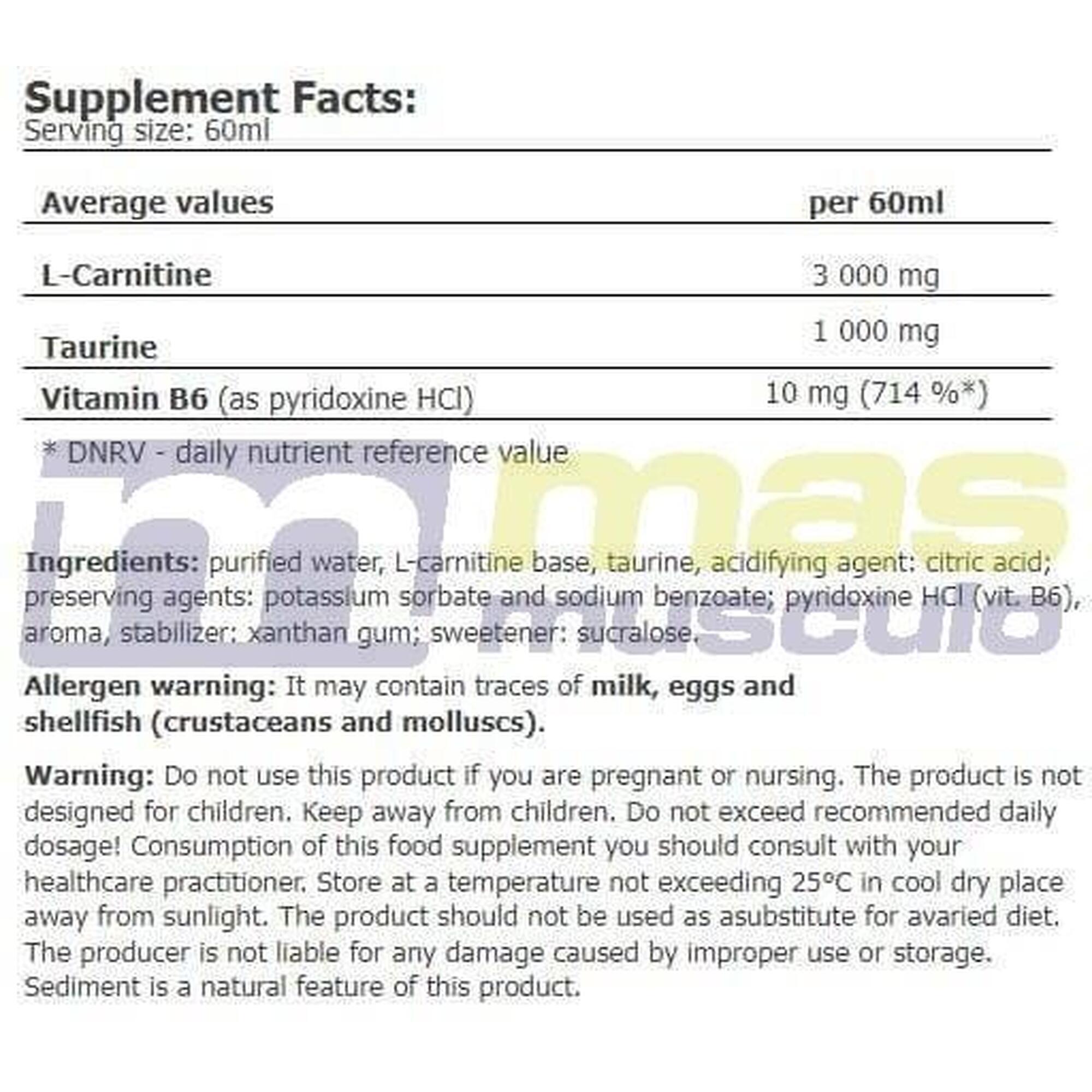 CarniShot 3000 - 60ml Mango de Amix Nutrition