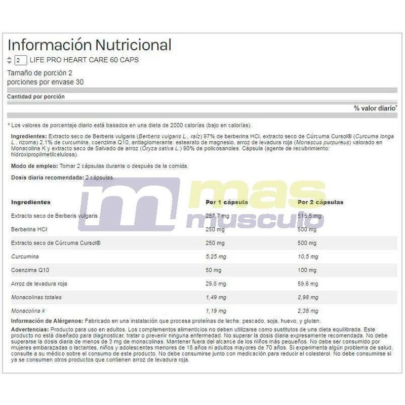 Heart Care - 60 Cápsulas veganas de LifePRO