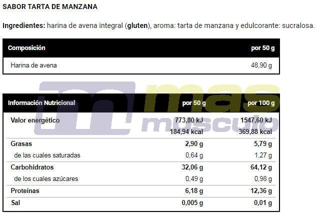 Harina de Avena - 1kg Tarta de Manzana VitoBest 3/3