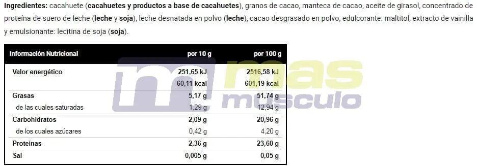 Protein Peanut Choco Torreblanca - 1Kg VitoBest 3/3