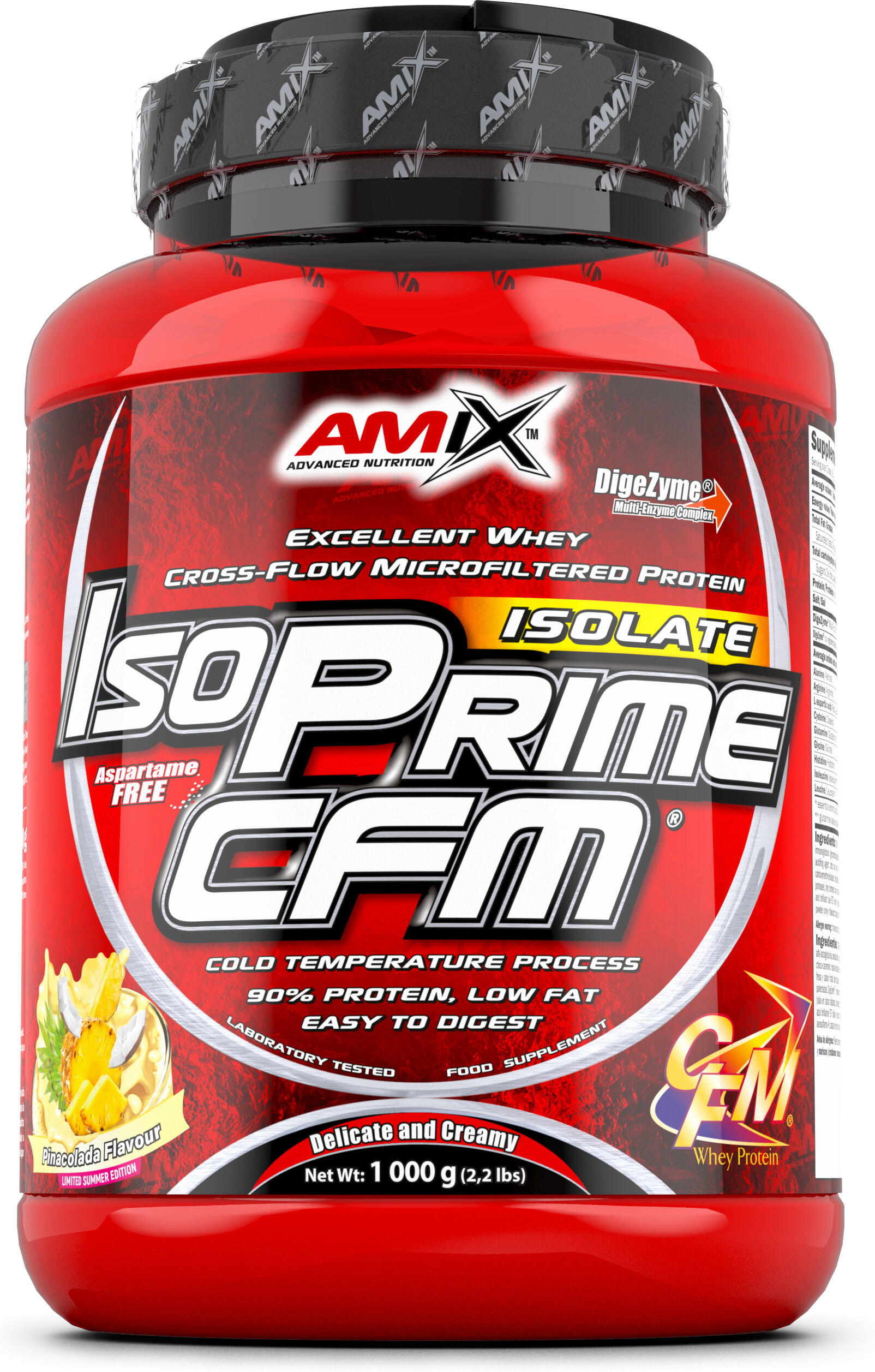Isoprime cfm - 1kg piña colada da amix nutrition