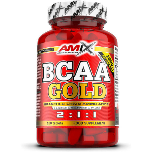 Bcaa gold 2:1:1 - 100 tablets de Amix Nutrition Exclusivo Online      15,20€  Preço por quantidade 152,00€kg AMIX Bcaa gold 2:1:1 - 100 tablets de Amix NutritionVendido e expedido por: FitnessZone    