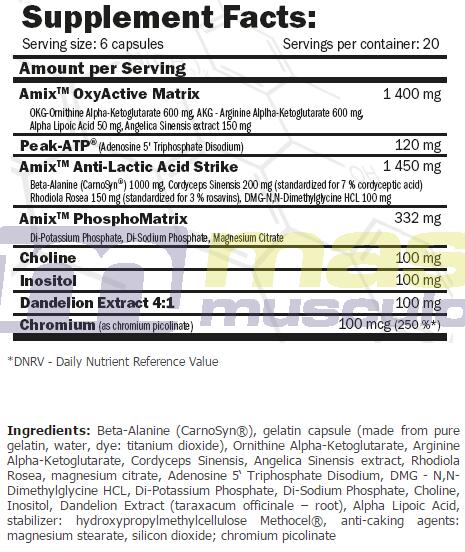 Epo-Core VO2 - 120 Amix Performance Capsules 4/4