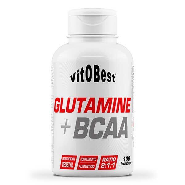 Glutamina + BCAA - 100 TripleCaps de VitoBest
