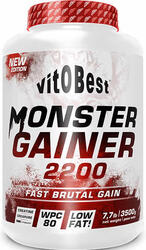 Monster gainer 2200 - 3,5 kg Fraise de VitoBest