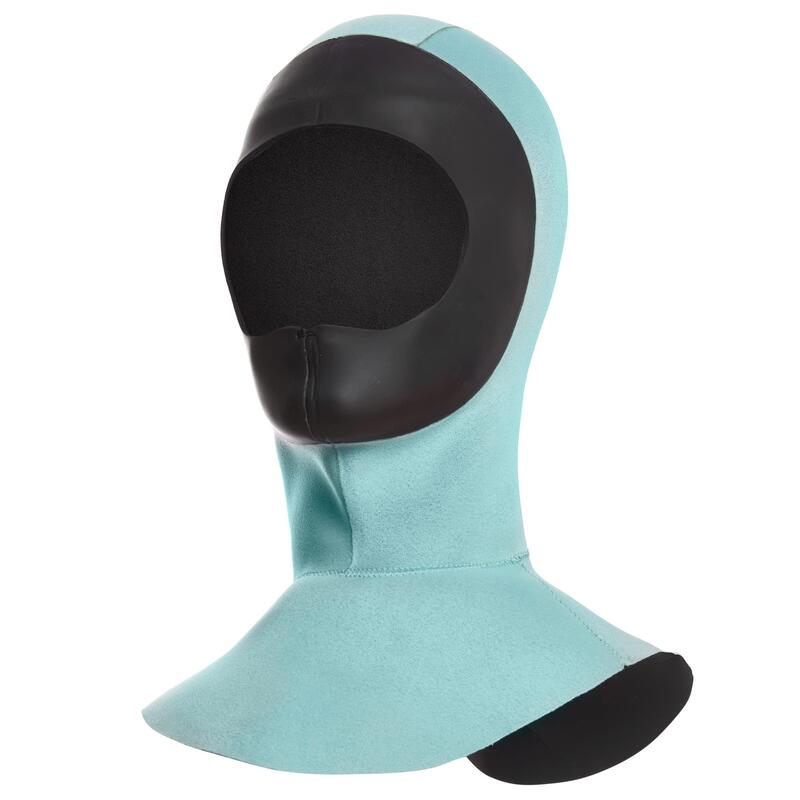 Cagoule en néoprène 2,5 mm pour la natation en eau libre noir.