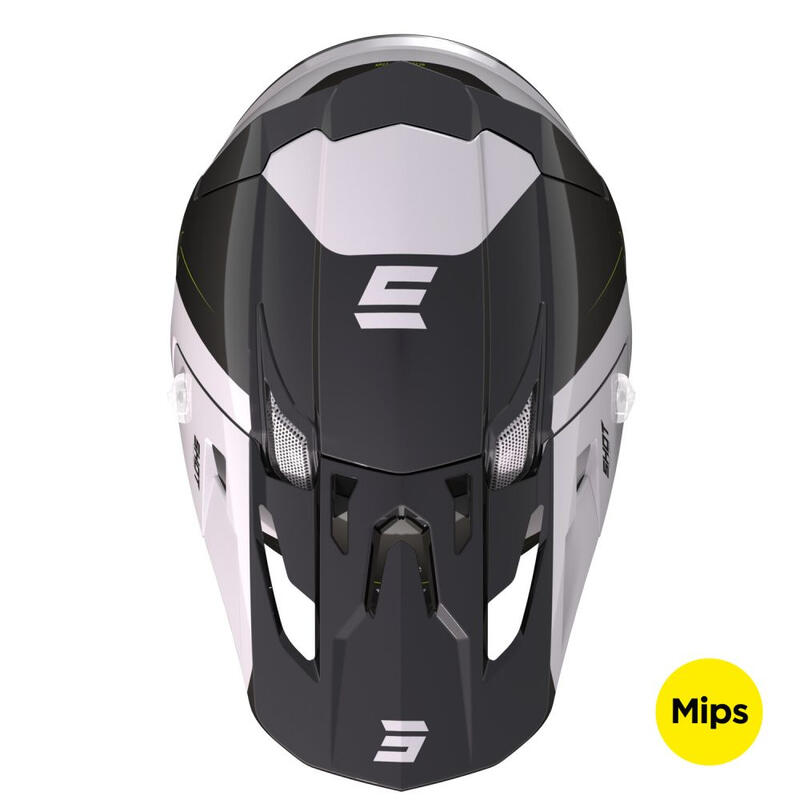 Casco Shot Core Fast Nero Pearly