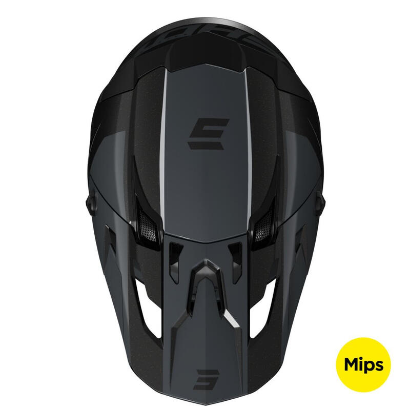 Casco Shot Core Comp Negro Nacarado