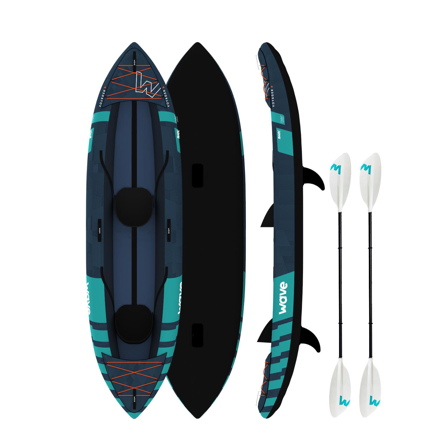 Voyager Oxford Cloth 2 Person Kayak | 2 Seater Package 1/4